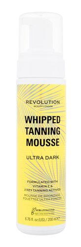 Makeup Revolution London Whipped Tanning Mousse Samoopalovací přípravek 200 ml Ultra Dark pro ženy