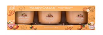 YANKEE CANDLE Mango Ice Cream svíčka votivní 3ks sada