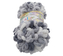 Příze PUFFY color - bílá, šedá - 100g / 9 m