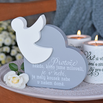 Srdce s andělem  - Nebe v našem domě