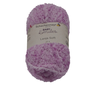 Příze LENJA SOFT - tmavě růžový melír - 25g / 85 m