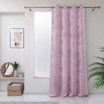 Dekorační velvet závěs PAVONE 135x250 cm (1 kus) růžová, MyBestHome