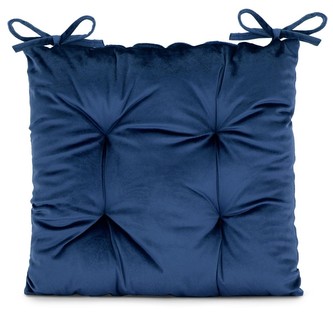 Sedák na židli LOMBOK modrá 40x40 cm (cena za 1 kus) Mybesthome