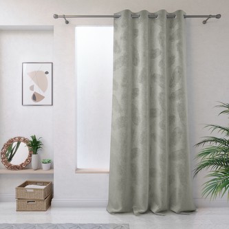 Dekorační velvet závěs PAVONE 135x250 cm (1 kus) stříbrná, MyBestHome