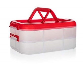 BANQUET Party box CULINARIA 40 x 28 x 17,8 cm, červené víko