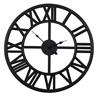 Nástěnné hodiny SOLAR černá O 40 cm Mybesthome