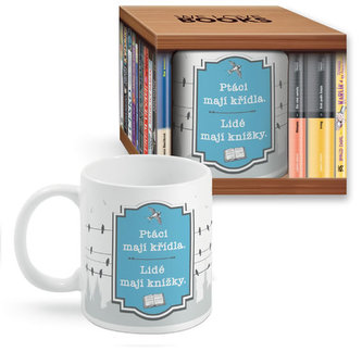 Hrnek Ptáci: We love books