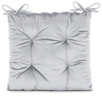 Sedák na židli LOMBOK stříbrná 40x40 cm (cena za 1 kus) Mybesthome