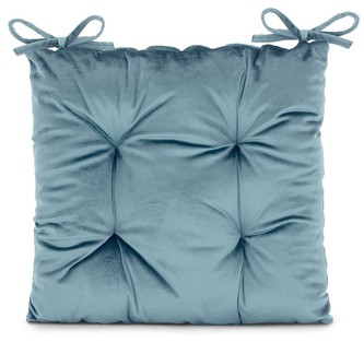 Sedák na židli LOMBOK světle modrá 40x40 cm (cena za 1 kus) Mybesthome