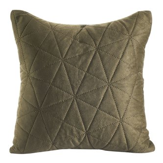 Polštář MANDA hnědá 40x40 cm Mybesthome