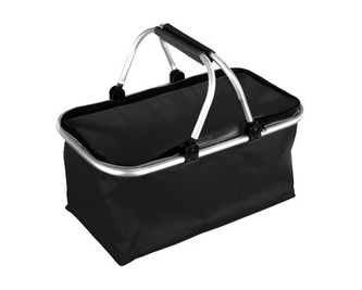 Košík kempingový, černý