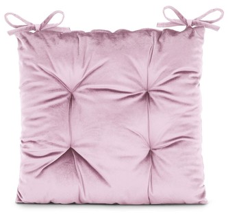 Sedák na židli LOMBOK světle růžová 40x40 cm (cena za 1 kus) Mybesthome