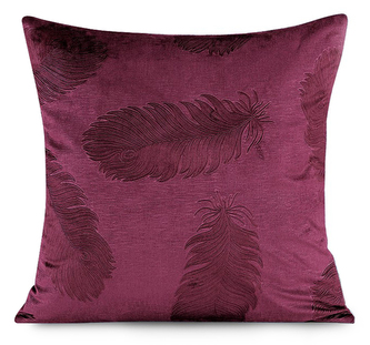 Polštář PEACOCK vínová 45x45 cm Mybesthome