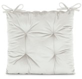 Sedák na židli LOMBOK bílá 40x40 cm (cena za 1 kus) Mybesthome