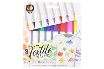 Popisovače na textil 8 ks