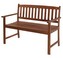 PROGARDEN Zahradní lavice PORTO akátové dřevo 110 x 66 x 86 cm KO-VT2200370
