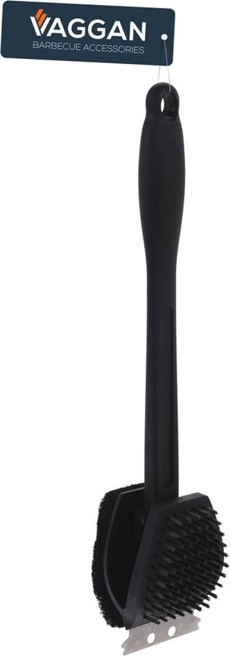 Čistící kartáč na gril 3v1 38 cm