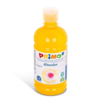Prstová barva PRIMO, 500ml, žlutá