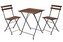 PROGARDEN Zahradní nábytek BISTRO skládací sada 3 ks KO-VN3000010