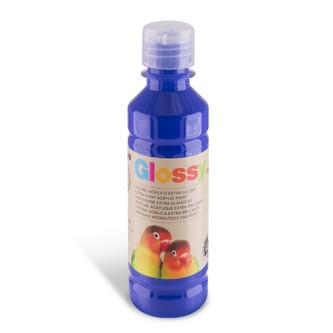 Lesklá akrylová barva PRIMO 250ml, modrá