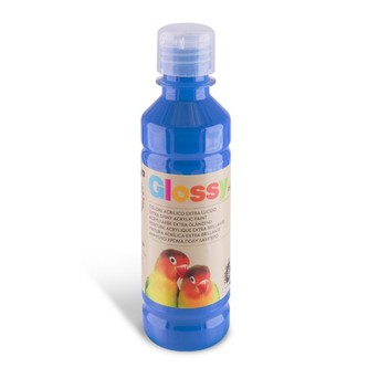 Lesklá akrylová barva PRIMO 250ml, sv. modrá