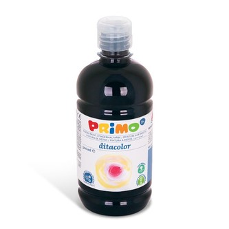 Prstová barva PRIMO, 500ml, černá