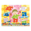 Dřevěné vkládací puzzle - Oblékací holka