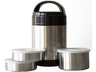 jídlonosič 11cm 3díl.nerez s termoobalem nerez + PH