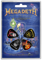 Kytarová trsátka Megadeth: Rust In Peace set 5 kusů