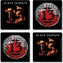Tácky pod sklenice Black Sabbath: Set 4 kusy (10 x 10 cm)
