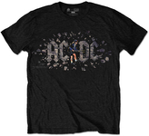 Pánské tričko AC/DC: Those About To Rock (XL) černá bavlna