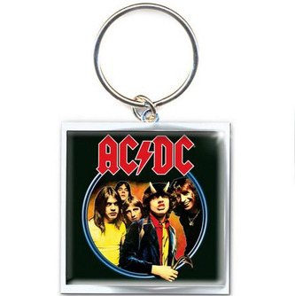 Klíčenka AC/DC: Devil Angus (4,5 x 4,5 cm)