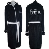 Pánský župan The Beatles: Drop T Logo (S/M) černý fleece