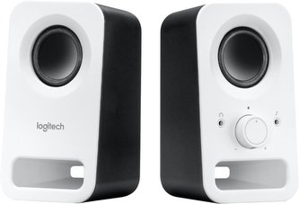 Logitech repro Z150 Multimedia Speakers/ 2.0/ 3W/ 3.5mm jack/ Snow White-bílý