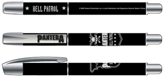 Plastové kuličkové pero Pantera: Logo Hell Patrol (délka 13,5 cm)