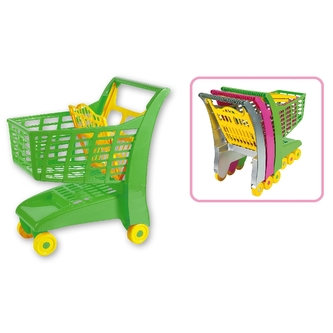 Androni Nákupní vozík se sedátkem - zelený