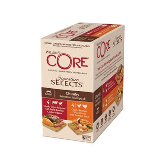 Konz.Wellness Cat Sign.Selec. Chunky Selection Multip. 632g
