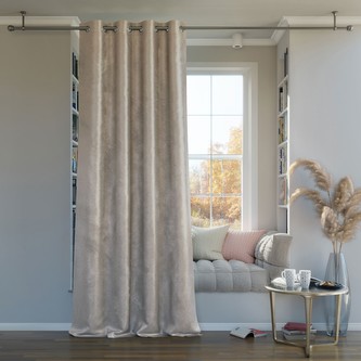 Dekorační závěs zatemňující GLAMOUR - BLACKOUT 140x250 cm béžová (cena za 1 kus) MyBestHome
