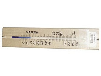 teploměr do sauny 27cm dřev.