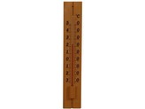 teploměr venkovní D34 32cm dřev.světlý
