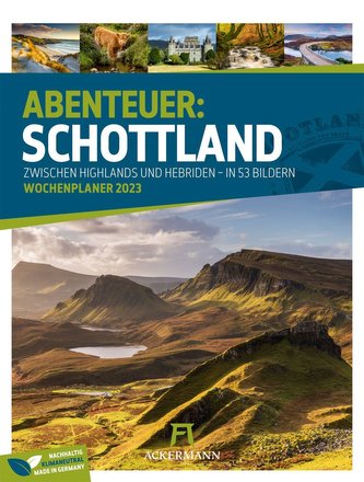 Schottland - Wochenplaner Kalender 2023