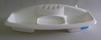 Police koupelnová 1patro COMPACT + přísavky 38,3x13,8xh9,1cm slonová kost