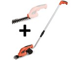nůžky aku na trávu, keře, 7,2V Li-Ion teleskop.tyč s kolečky ASIST