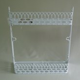 Polička 2 patra bílá