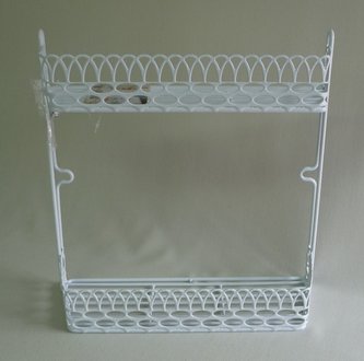 Polička 2 patra bílá