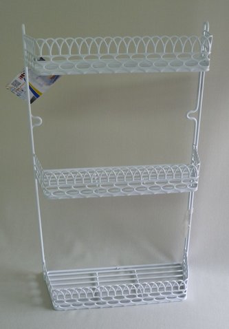 Polička 3 patra bílá