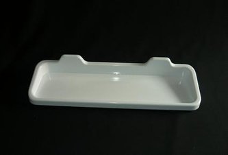 Police koupelnová rovná 45x12cm bílá