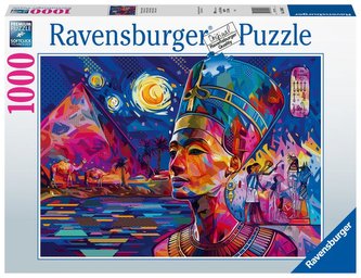 Ravensburger Puzzle - Nefertiti na Nilu 1000 dílků