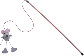 Nobby hračka pro kočky udice s myškou s catnipem 50cm