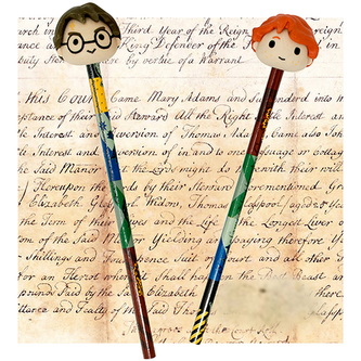 Harry Potter Harry a Ron 3D gumy a tužky